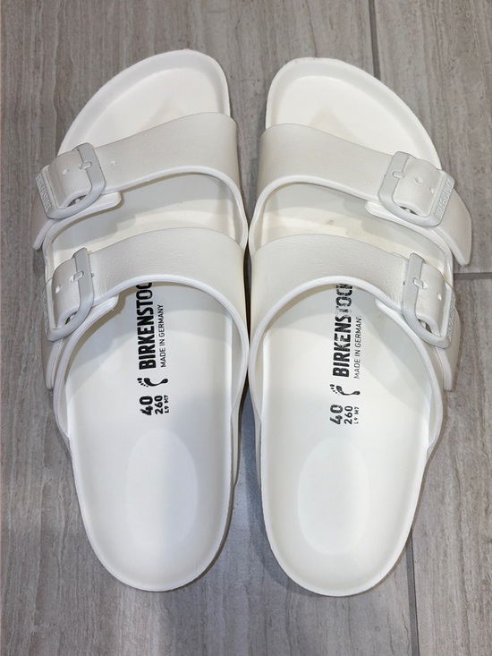 Birkenstock Shoes - Birkenstock Arizona Lightweight EVA Sandals in White